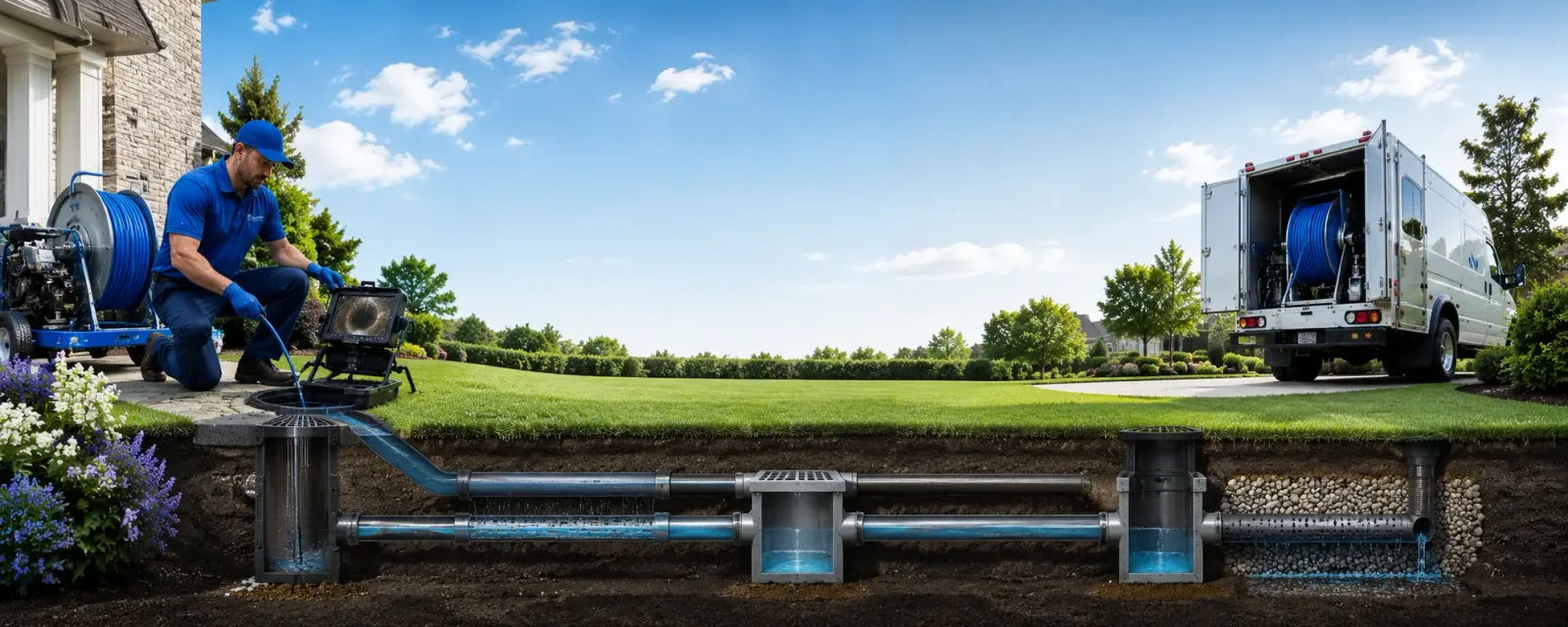Outdoor drain cleaning information for Parksville, NY